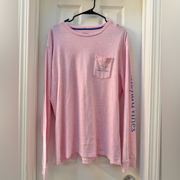 Vineyard Vines Men’s Long Sleeve Logo T-Shirt Size Large - Picture 2 of 7